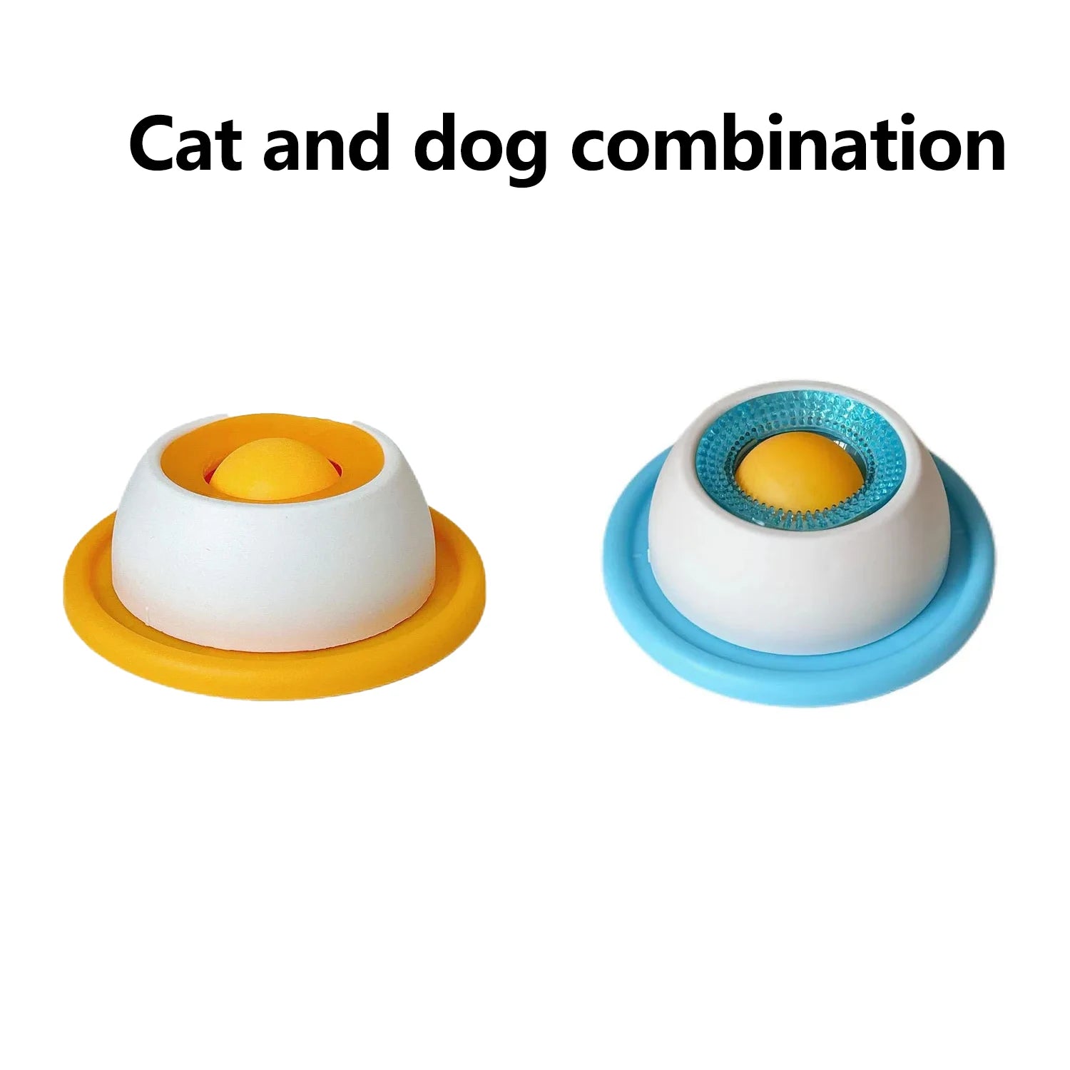 Cuenco para lamer perros y gatos con función de alimentador lento.